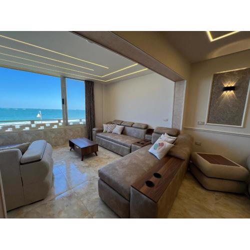 Seaview 3-bedrooms chalet in maamoura beach resort , Alexandria