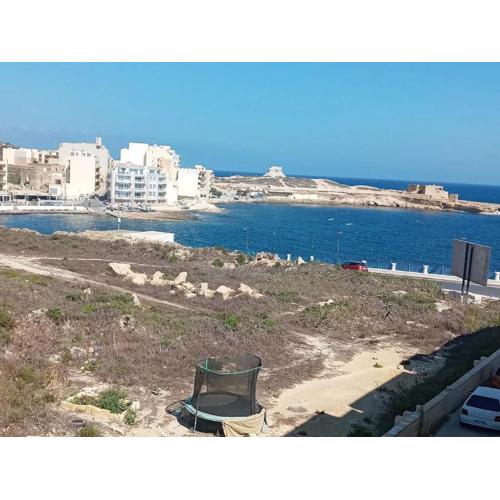 Seaview two bedroom apartment in Marsalforn