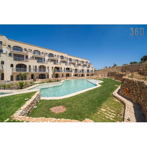 Serene Apt with Terrace & Pool & BBQ Access,Qala by 360 Estates