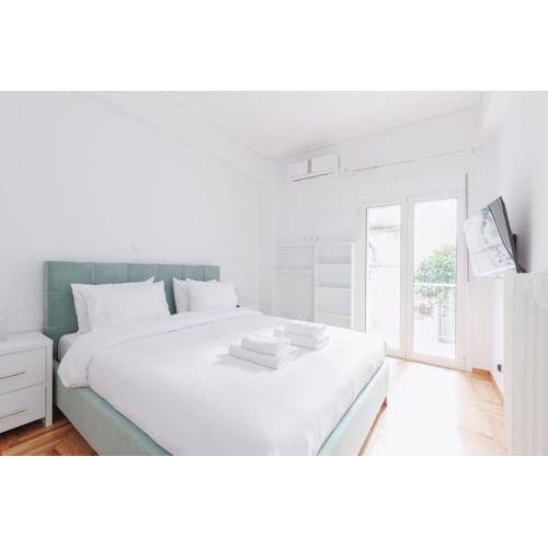 Serene ground floor apartment in Gkyzi