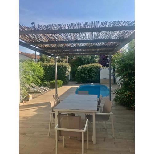 Sete Villa Le Gabanon piscine et 1ere etang