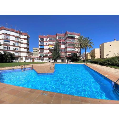 SHR056 Estudio con piscina y cerca de la playa