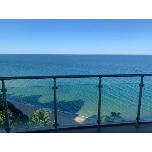 Silver Beach Byala - Студио Б89 първа линия с морска панорама с два басейна и осигурен паркинг