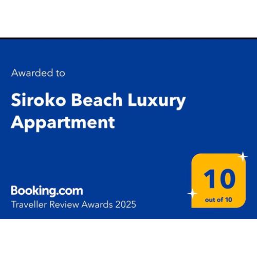Siroko Beach Luxury Appartment