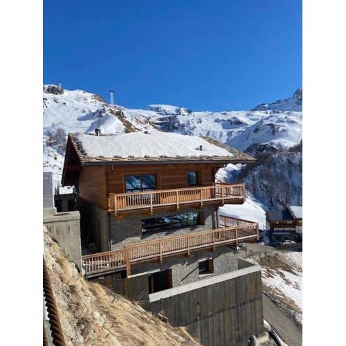 Skiing Resort In The Italian Alps, Chalet Cervinia