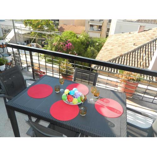 So Athens - Charming 1BD flat, Large terrace, Acropolis view