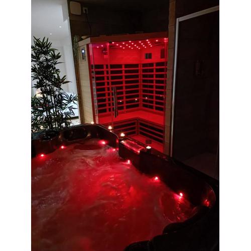 Spa appartement O temps suspendu Reims centre sauna et jacuzzi