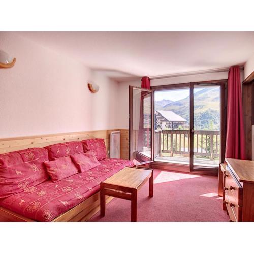 Spacieux T2 cabine au pied des pistes · Sud avec balcon · 6 pers · Proche commodités - FR-1-344-954