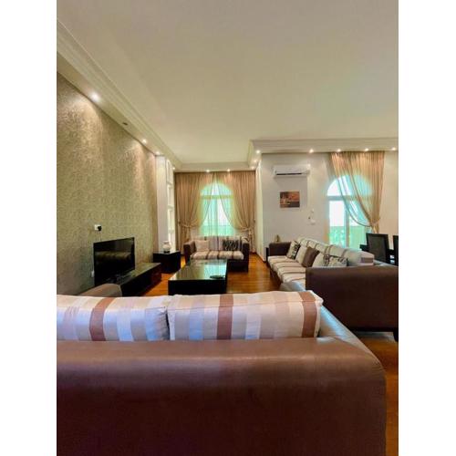 Spacious 3BR Apartment with Garden View New Cairo