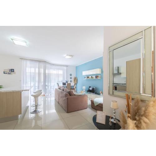 Spacious Apartment with Side Sea View