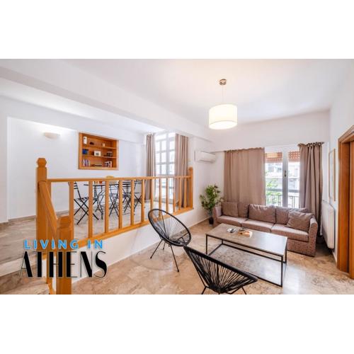 Spacious Familly Apt Next To Acropolis And Museum 4&1