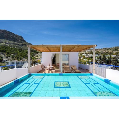 Stegna Sunrise Suite with private pool & sea view