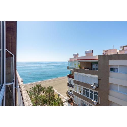 Steps away from the sand/ Malagueta beach