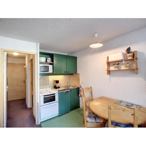 Studio 4 pers, skis aux pieds, cuisine équipée - FR-1-178-321