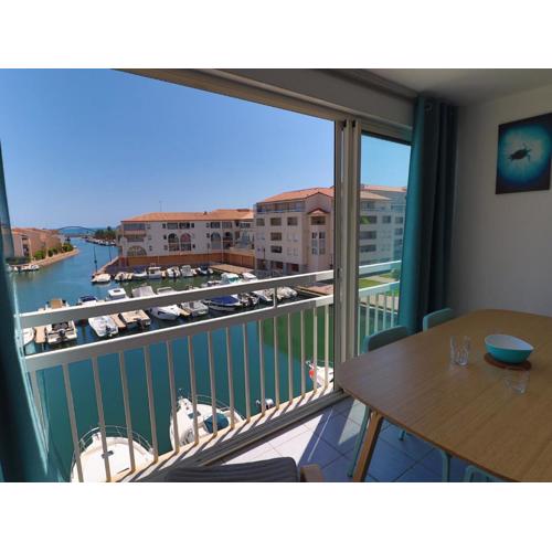 Studio à Sète pour 4 pers avec parking et vue mer - FR-1-472-193