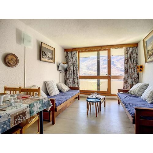 Studio agréable ski aux pieds avec balcon - FR-1-344-963