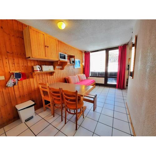 Studio cabine 4 pers, balcon, proximité télécabine, Preyerand - FR-1-452-320