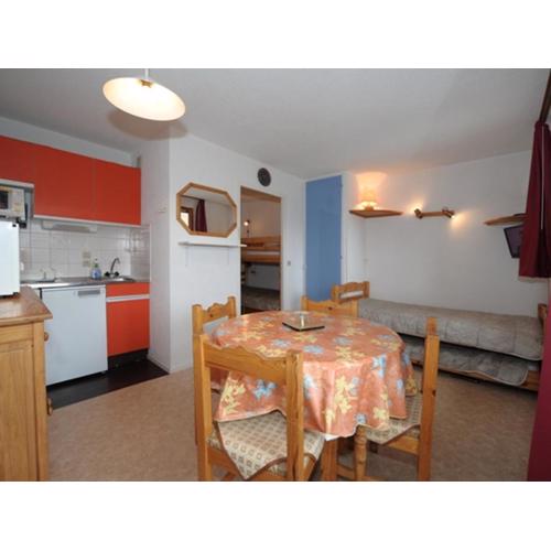 Studio cabine 4 pers Les Menuires - Balcon sud, ski aux pieds, proche commerces et ESF - FR-1-178-41