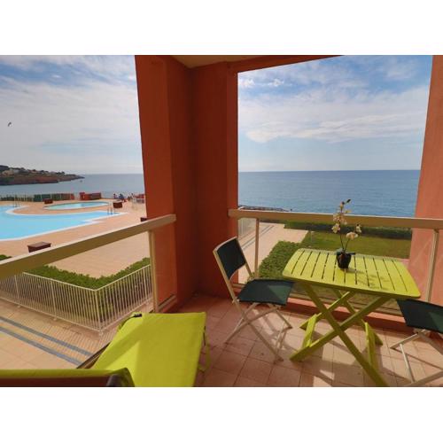 Studio cabine à Sète avec piscine, parking privé et accès plage - FR-1-472A-156