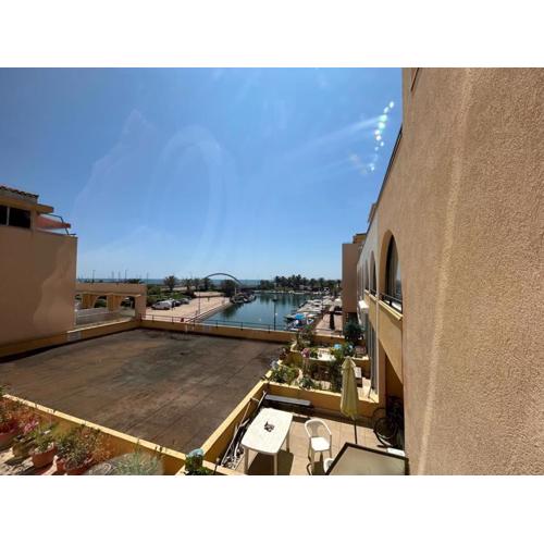 Studio cabine avec loggia et parking, proche plage - FR-1-338-626