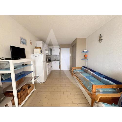 Studio cabine avec vue mer et parking