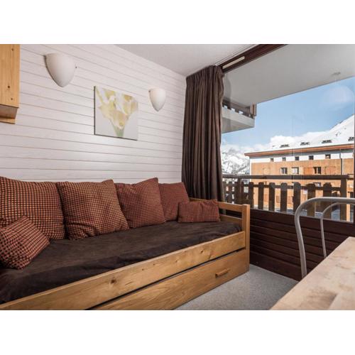 Studio cabine confortable proche pistes et commerces avec balcon, Tignes le Lac - FR-1-502-428
