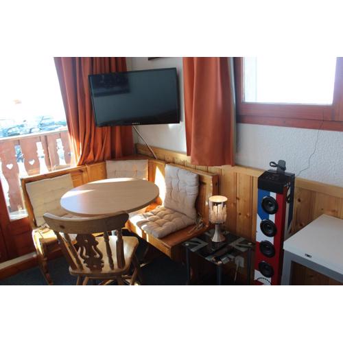 Studio cabine double balcon Tignes val claret ouvert toute l année