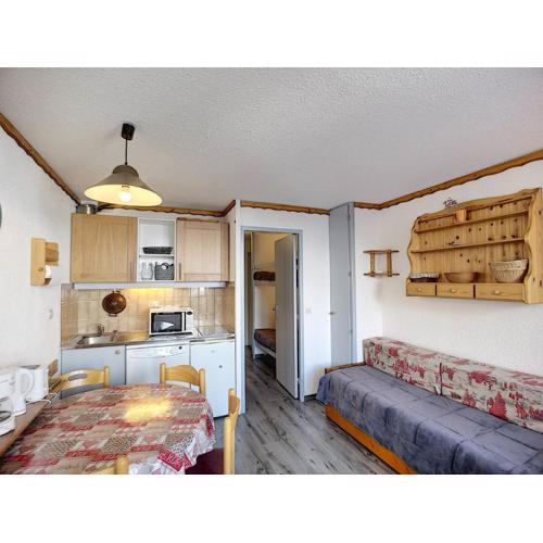 Studio cabine pour 4 pers, 21m², skis aux pieds, balcon, Reberty 1850, proximité commerces et animations - FR-1-178-298