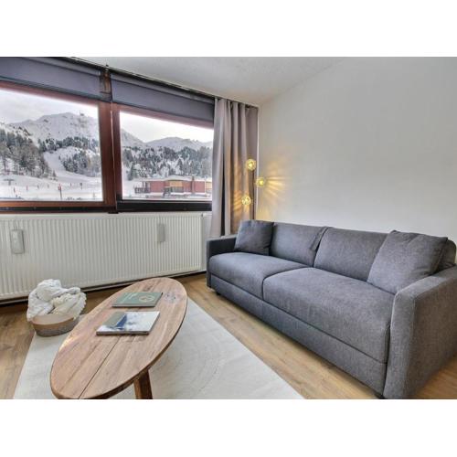 Studio cabine rénové 5 pers, au pied des pistes, La Plagne - FR-1-455-256