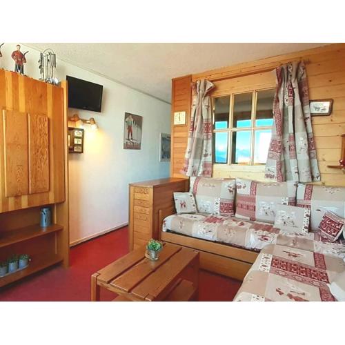 Studio cabine ski aux pieds, 4 pers, animaux admis, parking - FR-1-351-223
