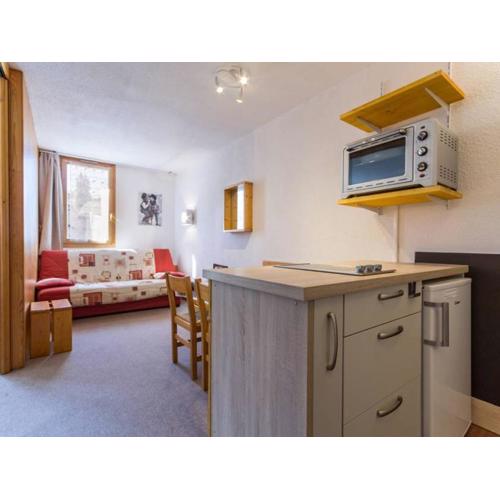 Studio confortable et rénové au cœur de la station avec balcon à Montchavin - FR-1-181-2524