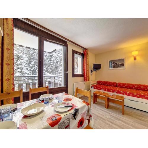 Studio cosy au pied des pistes avec balcon à 24 Rue du Panorama, Les Belleville - FR-1-344-884