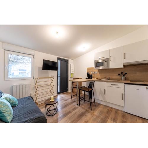 Studio cosy, idéal déplacement pro, rénové