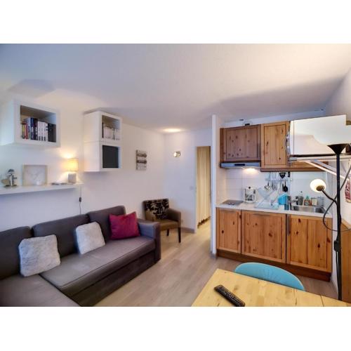 Studio cosy pour 2 à La Croisette, Les Menuires, avec balcon et parking - FR-1-178-337