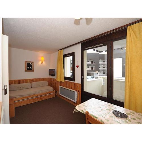Studio cosy proche des pistes, 4 pers, balcon, WiFi gratuit, cuisine équipée - FR-1-344-1069