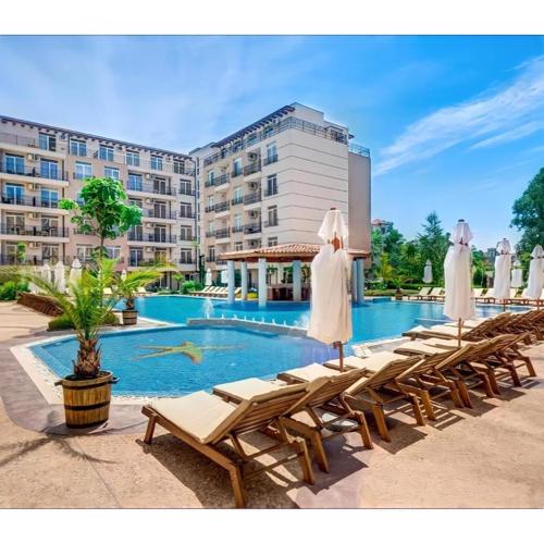 Studio dans complexe proche de la mer, Sunny Beach
