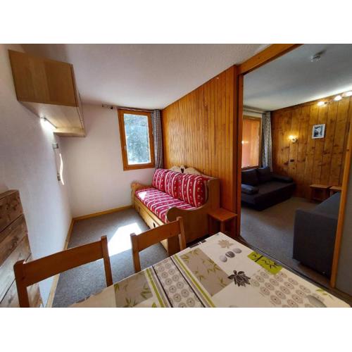 Studio divisible 4 pers, animaux admis, centre station La Plagne - FR-1-353-90