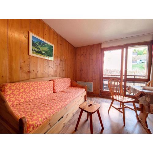 Studio fonctionnel avec balcon, proche pistes, WiFi inclus, quartier calme des Fontanettes - FR-1-344-1068