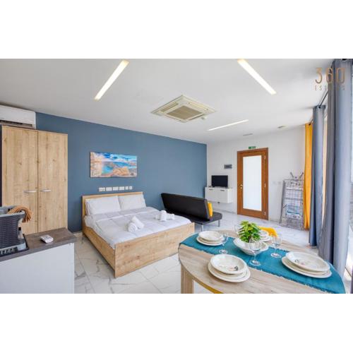 Studio home with sofa bed close to Valletta with Wifi by 360 Estates