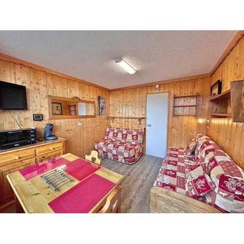 Studio idéal couple, au pied des pistes avec balcon et équipements complets - Les Menuires - FR-1-452-102