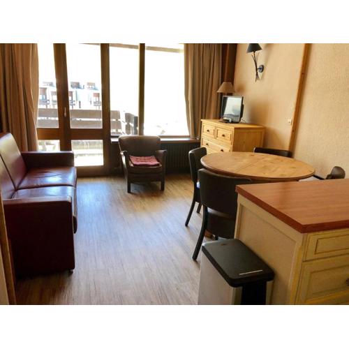 Studio Luxe à Tignes, ski aux pieds, balcon, TV - FR-1-449-87