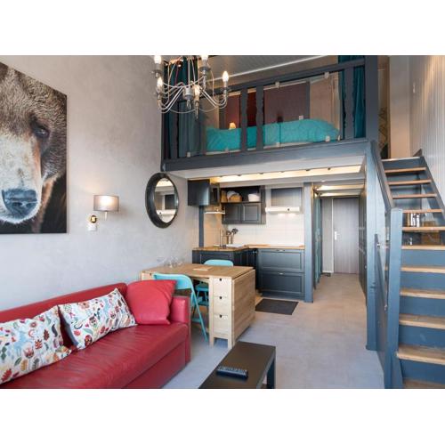 Studio + Mezzanine - Balcon - Wifi - 500m des pistes - FR-1-449-115