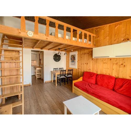 Studio mezzanine à Tignes Val Claret - Balcon sud, proche pistes et commerces - FR-1-502-516