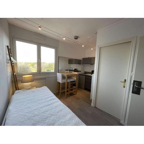 Studio rénové 2 pers avec parking, wifi, proche plage - FR-1-224C-28