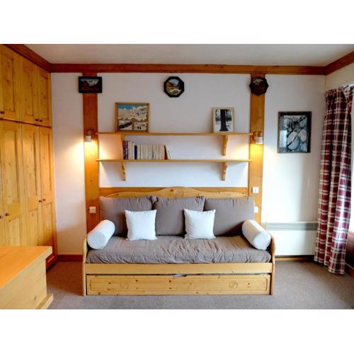 Studio rénové avec balcon en bord de pistes, Tignes Le Lac, orientation sud, 4 pers. - FR-1-502-496