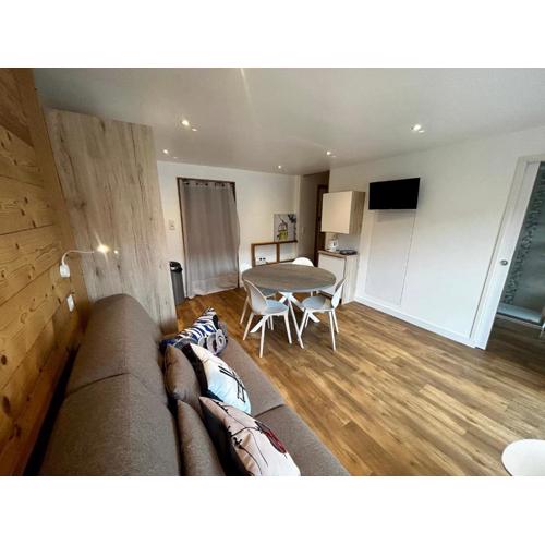 Studio rénové avec coin montagne, balcon Sud, au pied des pistes, 4 pers - FR-1-452-360