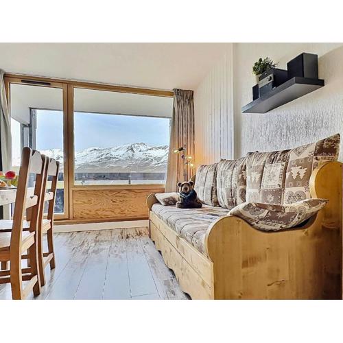 Studio rénové pour 4 à Tignes, proche des pistes et commerces - FR-1-411-911