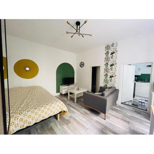 Studio Rouen gare proche centre ville