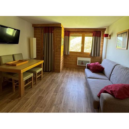 Studio ski aux pieds avec piscine chauffée, WiFi et animaux admis - FR-1-181-2822