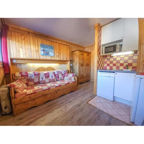 Studio style chalet, pied des pistes, Les Menuires, 2 pers., 3 flocons \